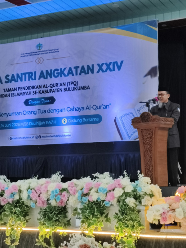 Penuh Haru dan Kebanggaan, Wisuda Santri XXIV TPQ Wahdah Islamiyah Bulukumba Sukses Digelar